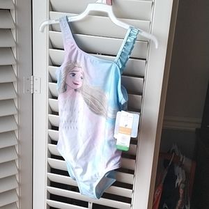 NEW Disney Frozen one piece swimsuit.
